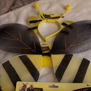 Bumblebee skirt headband and wings
